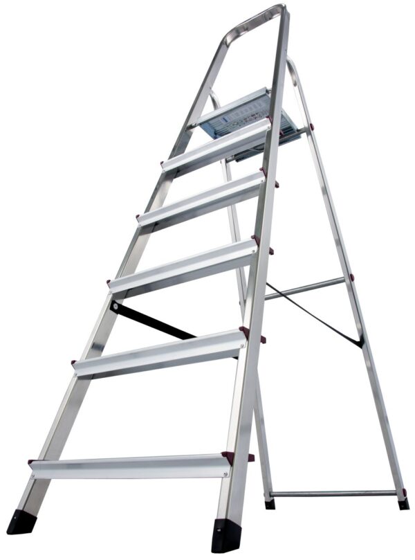 CORDA Standing step ladder 6 steps (01-000736) - Geokraus