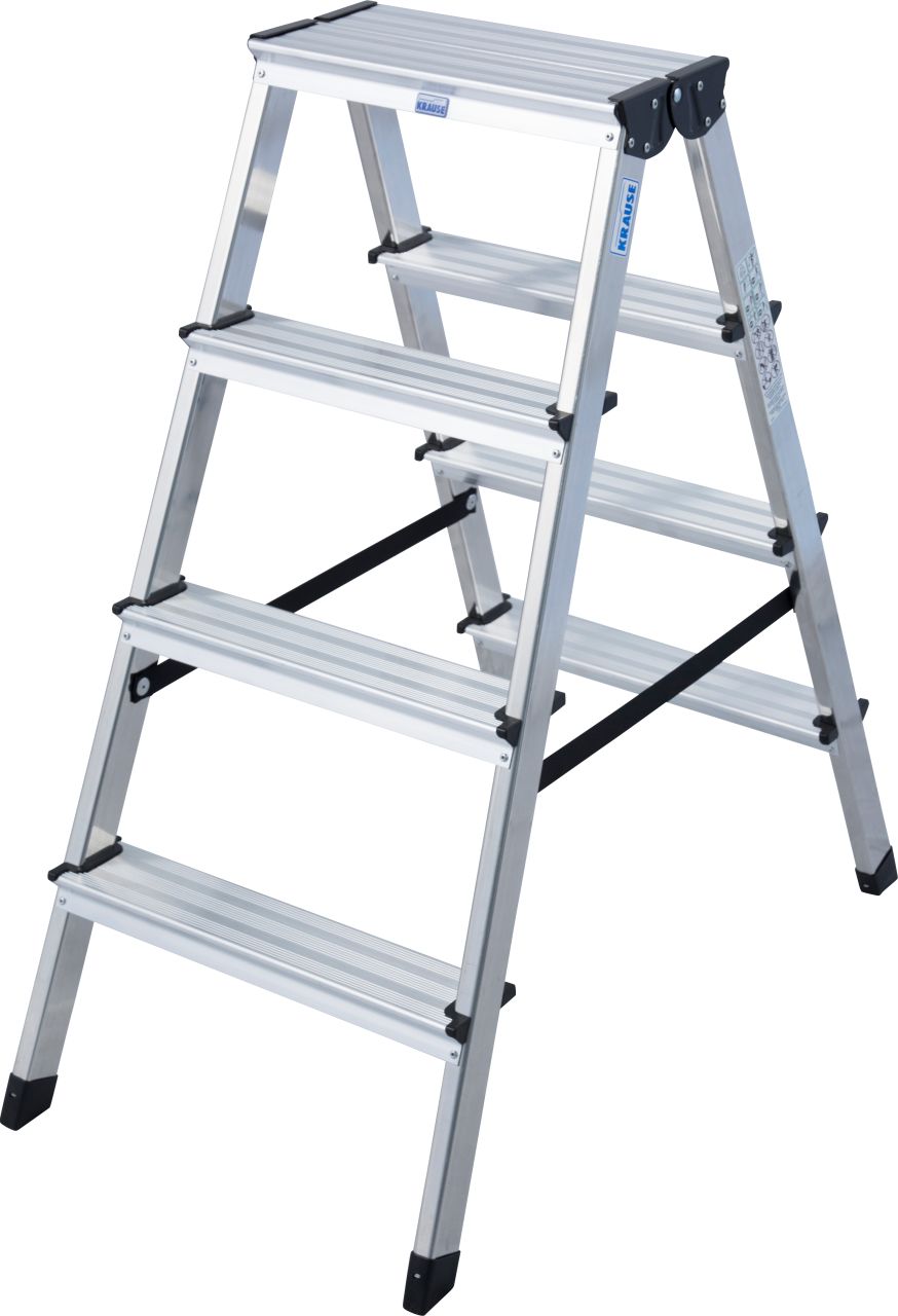 Dopplo Double-sided Standing step ladder 2x4 steps (01-120403)