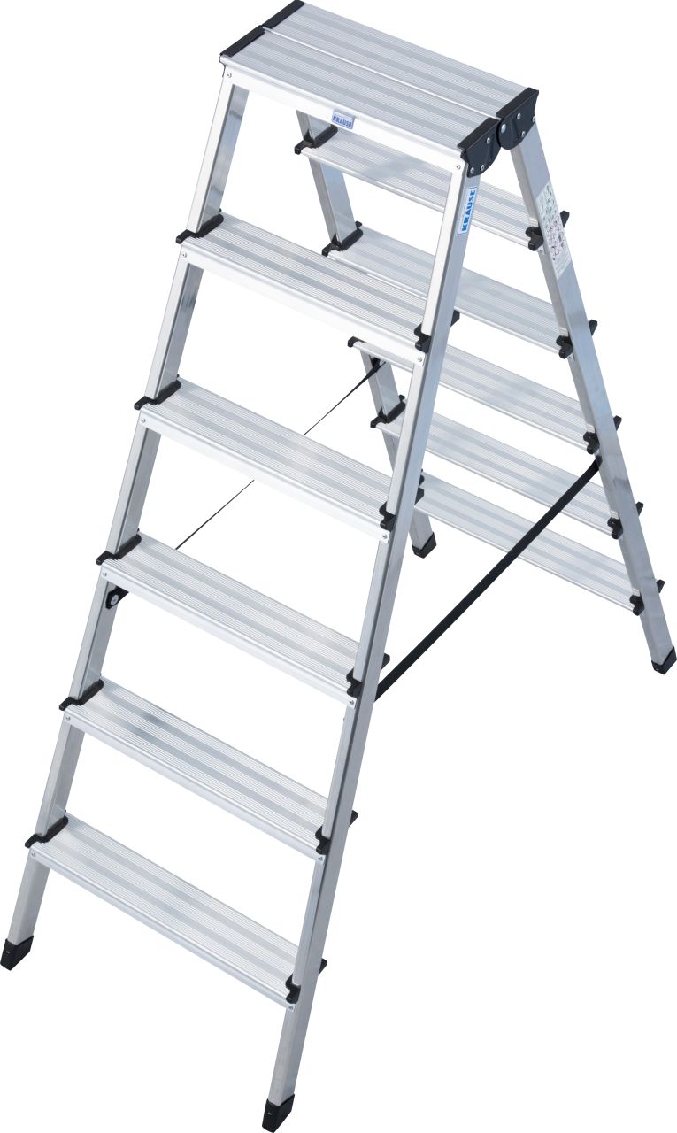 Dopplo Double-sided Standing step ladder 2x6 steps (01-120427) - Image 2