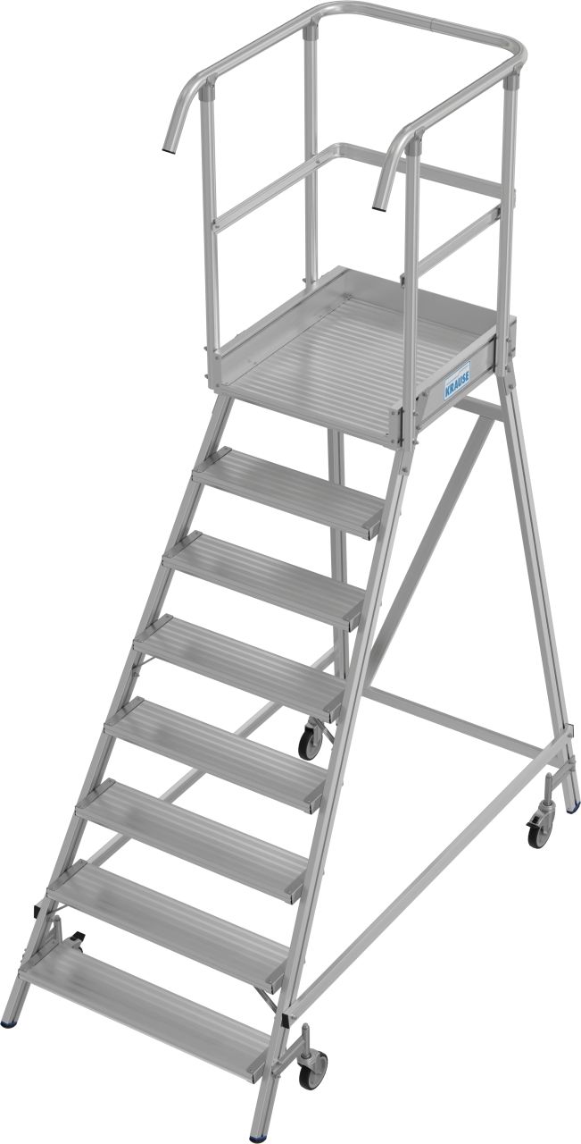 STABILO Platform ladder, mobile 1x8 step - Image 4