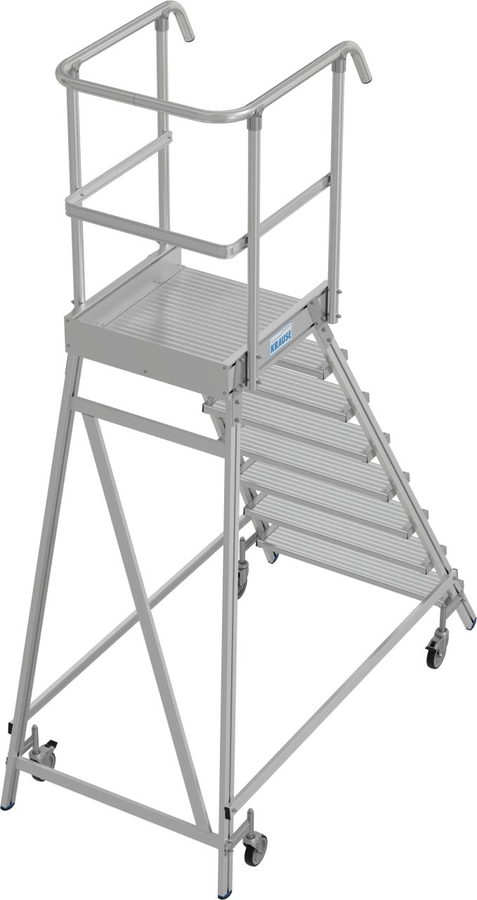 STABILO Platform ladder, mobile 1x8 step - Image 3