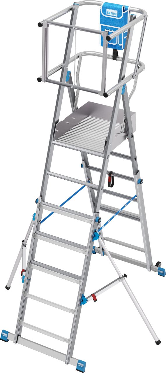 STABILO Telescopic platform ladder 1x5-9
