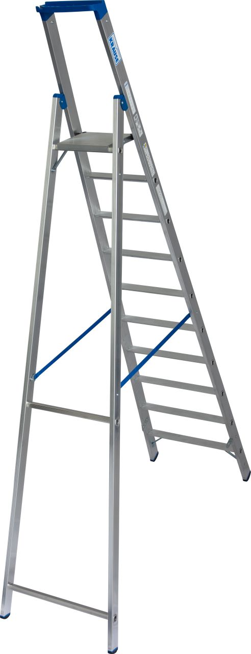 STABILO standing step ladder 1x10 step (01-124562) - Image 2